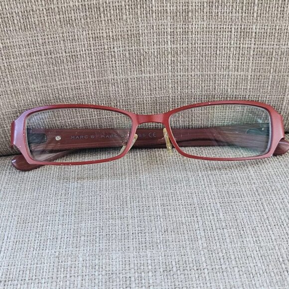 Marc by Marc Jacobs Women Eyeglasses Frame Red Tone 50[]16 136 Glasses Frame - Picture 3 of 12